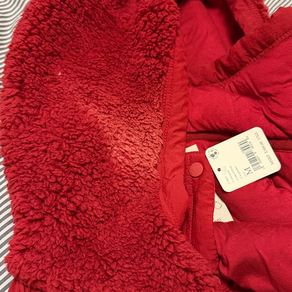 FP MOVEMENT - Red Quilted and Sherpa Jacket - Picture 6 of 6